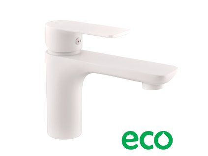 VLTAVA - Umyvadlová baterie bez výpusti, Bílá matná VT426.0BMAT, RAV Slezák