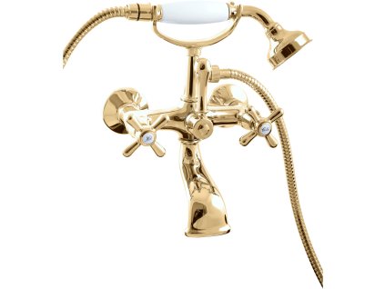 MORAVA RETRO - Vanový set s baterií, Zlatá lesklá MK159.5/2Z, RAV Slezák