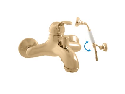 LABE - Vanový set s baterií, Zlatá - lesklá L054.5/2Z, RAV Slezák