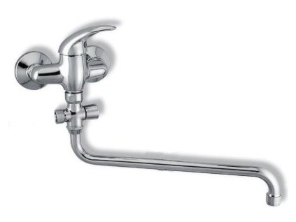 Novaservis Paneláková baterie bez příslušenství 100 mm Metalia 55 chrom 55075/1,0