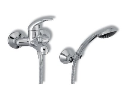 Novaservis Vanová baterie 100 mm lékařská páka Metalia 55 chrom 55024L,0