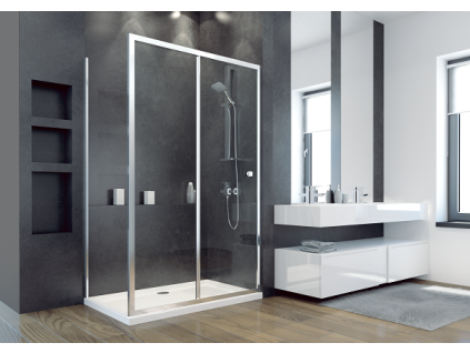 bocni panel ke sprchovym dverim duo slide black