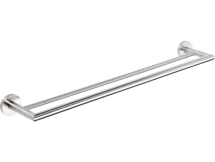 Sapho X-STEEL dvojitý držák ručníků 600mm, nerez mat XS403