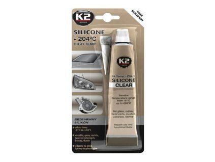 Vysokoteplotní čirý silikon K2 SILICONE CLEAR 85g 06560533