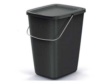 KEDEN Koš odpadkový COMPACTA Q FLAP BASIC černý 9l 06444461