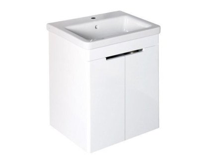Sapho ELLA umyvadlová skříňka 56,5x65x43cm, 2x dvířka, bílá EL065-3030