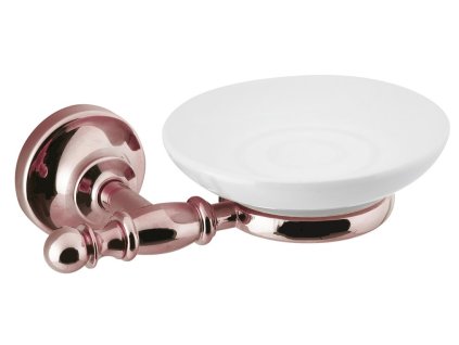 Sapho PERLA mýdlenka, keramika, růžové zlato PE1067