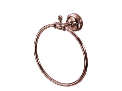 Sapho PERLA držák ručníků kruh, růžové zlato PE0157
