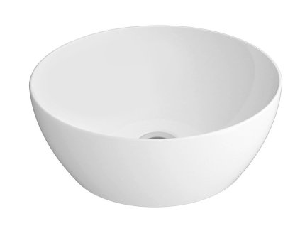 GSI PURA keramické umyvadlo na desku, průměr 42cm, bílá ExtraGlaze 885111
