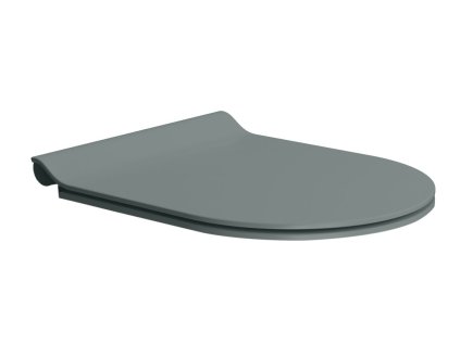 GSI PURA WC sedátko, SLIM, Soft Close, Quick Release, agave mat/chrom MS86CSN04