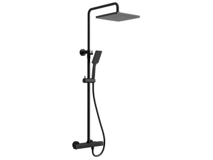 Sapho Sprchový sloup s termostatickou baterií, černá mat KJ639