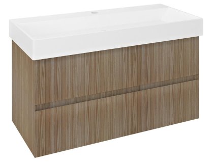 Sapho FILENA umyvadlová skříňka 95x51,5x43cm, dub FID1210D