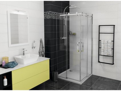 Gelco DRAGON čtvercový sprchový kout 1200x1200mm, rohový vstup GD4212GD4212