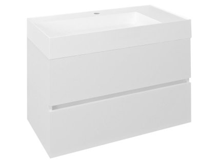 Sapho ODETTA umyvadlová skříňka 82x50x43,5cm, bílá lesk DT085-3030