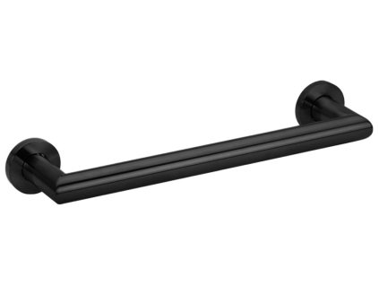 Sapho X-ROUND BLACK držák ručníků 300mm, černá mat XR400B