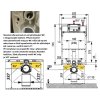 CREAVIT Standard TP320, závěsné WC s bidetem