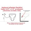 CREAVIT Standard TP320, závěsné WC s bidetem