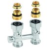 HONEYWELL Resideo V2461 Verafix-VK (H-blok) regulační a uzavírací šroubení, přímé, připojení potrubí 3/4", připojení OT 1/2", V2461DY15A