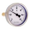 Afriso teploměr BI ST 100, 100mm, +200°C, zadní, délka jímky 100mm, bimetalový, pro topení, ocel, 64308