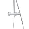KLUDI LOGO sprchový set Dual Shower System s termostatem, 200 mm, chrom, 6809205-00