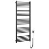 Sapho METRO-E elektrické otopné těleso rovné 500x1340mm, 500 W, černá mat ME513B