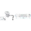 ARTTEC Manžeta WC Manžeta WC flexi průměr 110, délka 450 mm SOR01805