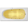 ARTTEC RHEY SURF + CHROMO 170 x 75 cm hydromasážní akrylátová vana PAN04374
