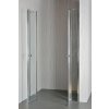 ARTTEC Dvoukřídlé sprchové dveře do niky SALOON F 9 grape sklo 117-122 x 195 cm XSAL0068