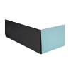 Polysan PLAIN panel čelní 180x59cm, černá mat, levý 72642.21