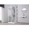 FORTE Čtvercový sprchový kout ACRIL - ANGOLO NEW Barva rámu - Bílá, Rozměr A - 90 cm, Rozměr B - 90 cm OLNAC2FS190031