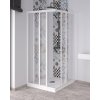 FORTE Čtvercový sprchový kout ACRIL - ANGOLO NEW Barva rámu - Bílá, Rozměr A - 90 cm, Rozměr B - 90 cm OLNAC2FS190031