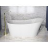 BESCO Volně stojící vana CALIMA Glam - stříbrná Barva - GLAM 02 - stříbrná, Barva sifonu - Černá, Rozměr vany - 170 × 74 cm VANCALIM170BG2