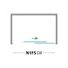 sprchove dvere deco n1fs