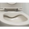 Isvea INFINITY závěsná WC mísa, Rimless, 36,5x53cm, ivory 10NF02004-2K