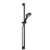 KLUDI DIVE set sprchové hlavice, tyče a hadice, 3 proudy, černá, 6993039-00