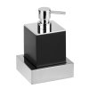 Sapho X-STEEL dávkovač mýdla na postavení 200ml, černá mat XS104B