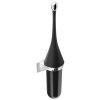MARPLAST COLORED WC štětka závěsná, ABS, Soft Touch, černá mat A65801NE