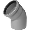 HT PLUS HTB koleno odpadní DN110, 45°, PP, šedá, 115120