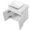 Lavedo Vivace White Mini Air 55 koupelnová skříňka s umyvadlem, lesk, VIV-TP-1-55-MINI