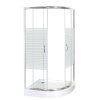23683 2 madera 100x80 ctvrtkruhovy sprchovy kout s vanickou