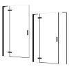 Rea Hugo sprchové dveře, black Rozměr sprch.dveří: 90cm, REA-K6604