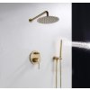 Rea Lungo sprchový set s baterií podomítkový, gold, REA-P4110