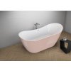 Polimat Abi volně stojící akrylátová vana 180x80, růžová, 5277
