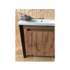 Lavedo Queen 80 Wotan Oak koupelnová skříňka s umyvadlem, QN-80