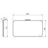 4302 5872 kingsbath galerka velluto white 100