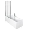 Besco Ambition Premium dvoudílná vanová zástěna, PAP-2S