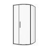 32957 4 sprchovy kout aplomo solid black 100x80
