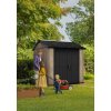 Zahradní domek Keter Apex 7,5 x 7 Ashwood, s podlahou, 612046