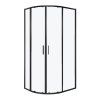 32984 4 sprchovy kout aplomo solid 100x80 d black bez vanicky