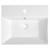 Isvea SISTEMA keramické umyvadlo 50x42cm, bílá 10SF50051